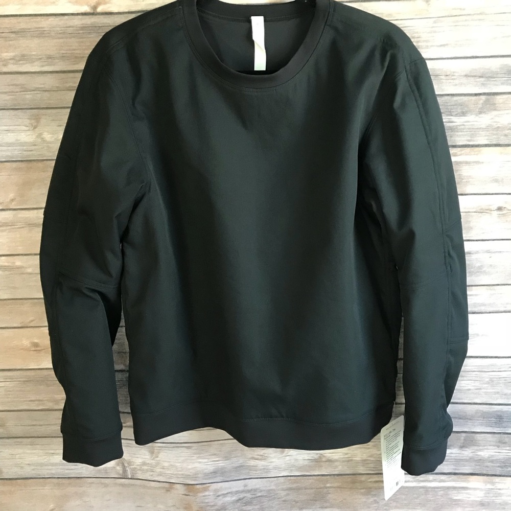 NWT BLACK LULULEMON MEN NYC LAB THE PULLOVER SMALL - Picture 3 of 8